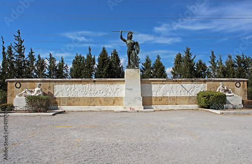 Memorial to the 300 spartans, Thermopylae, Greece