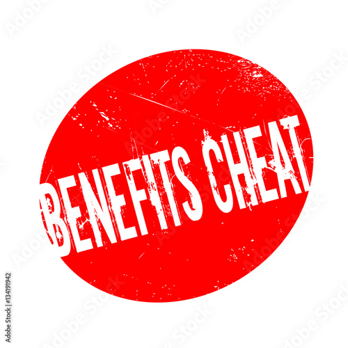 Benefits Cheat rubber stamp