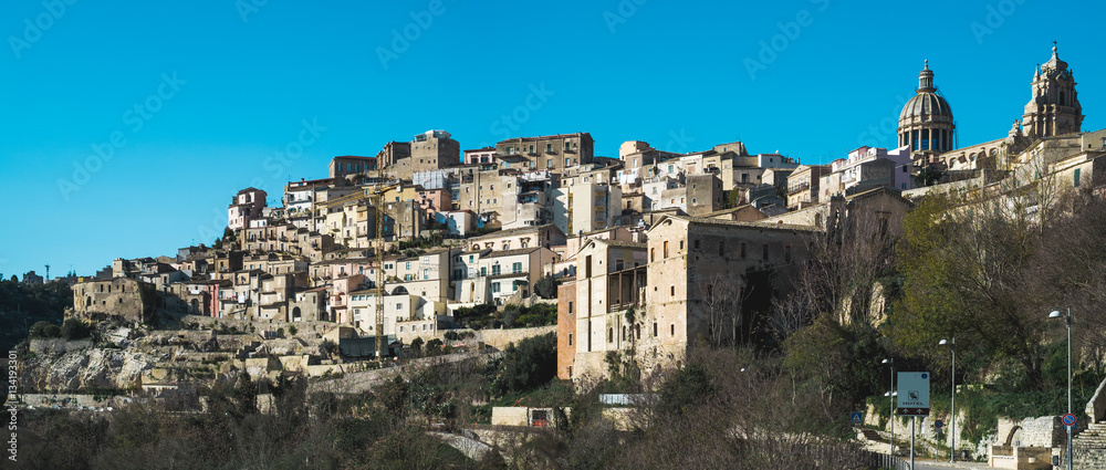Scenic view of Ragusa Ibla, Sicily, Italy