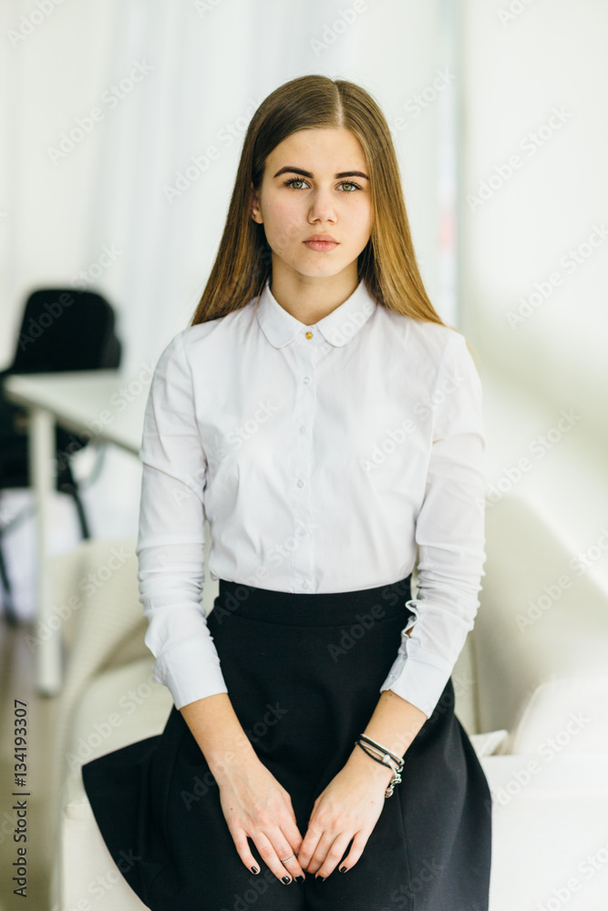young beautiful woman with long hair young beautiful woman with long hair