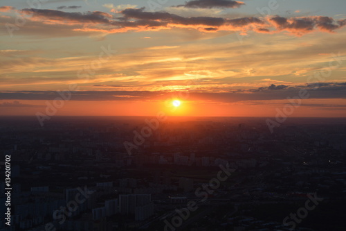 Moscow sunset