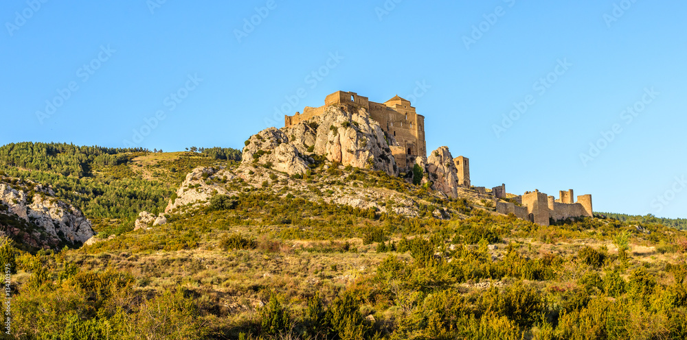 Medieval castle of Loarre, Aragon, Spain