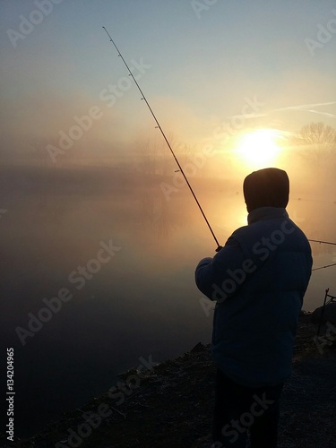 Pescatore all'alba © Lsantilli
