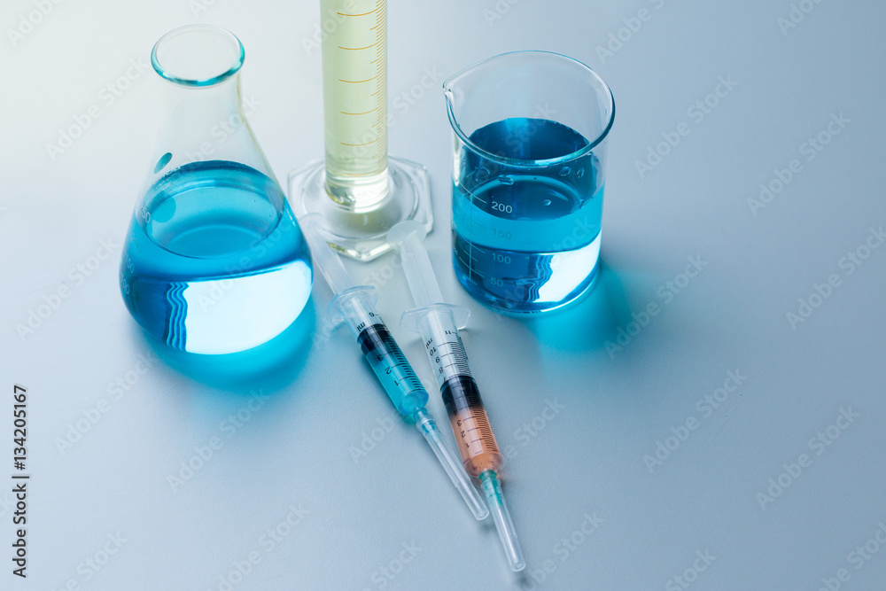 Glassware for experiment chemical in Lab. Glassware for experiment chemical in Lab.
