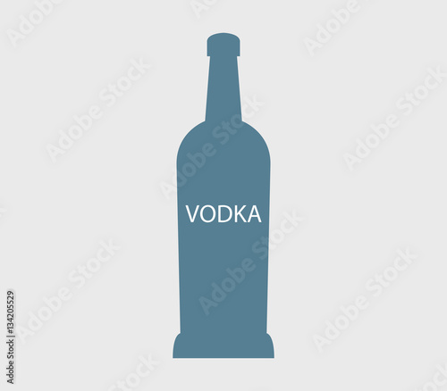 Icon bottle of vodka