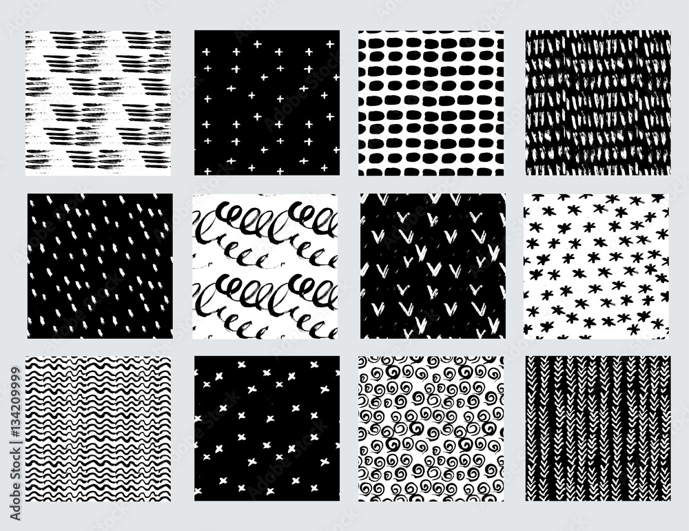 set abstract ink pattern set abstract ink pattern