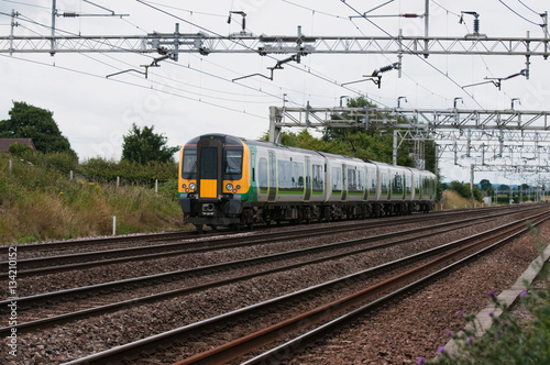 Train on a track