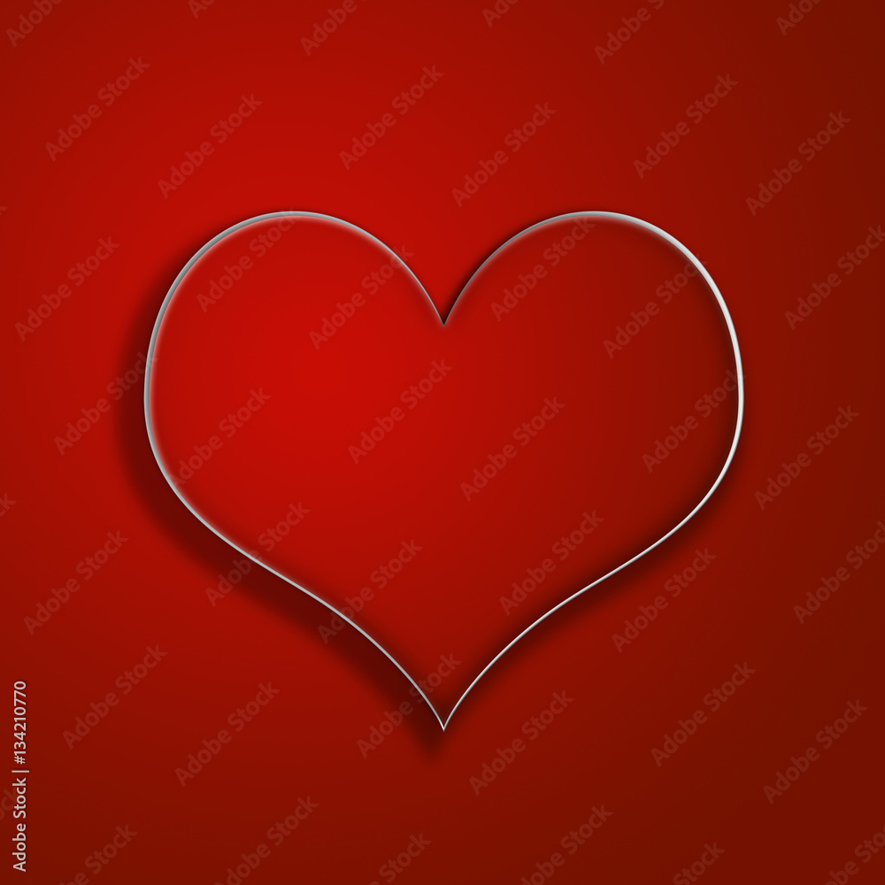 Red Valentine Card Red Valentine Card