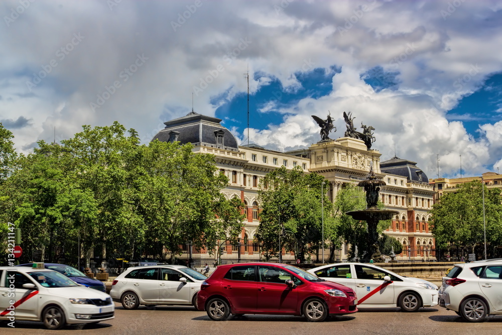 Fototapeta premium Madryt, Plaza del Emperador Carlos V