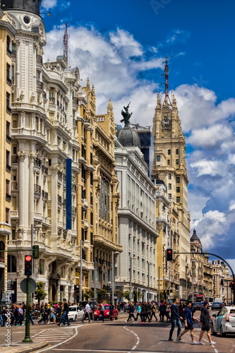 Obraz na płótnie Madrid, Stadtzentrum w salonie