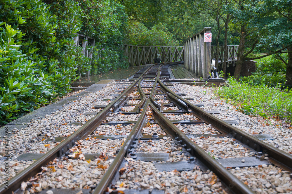 Fototapeta premium Train track
