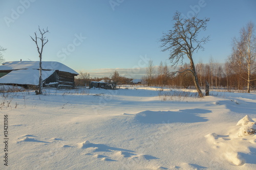 snowbound House and clear winter day © Amikphoto