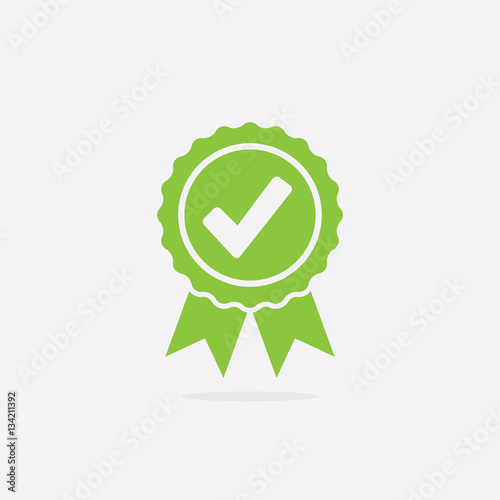 Approved or Certified Medal Icon