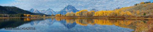 Autumn landscape in Yellowstone, Wyoming, USA
