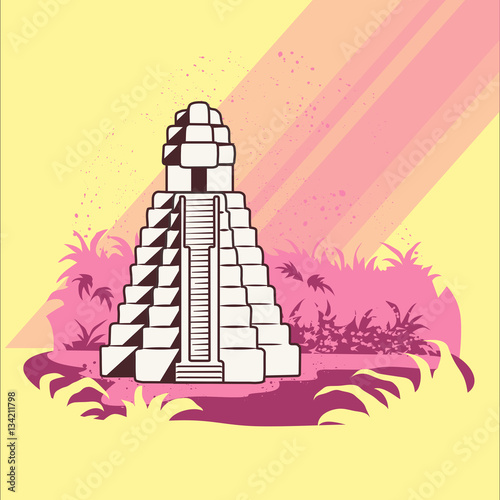 Obraz na płótnie Guatemala tikal ruins