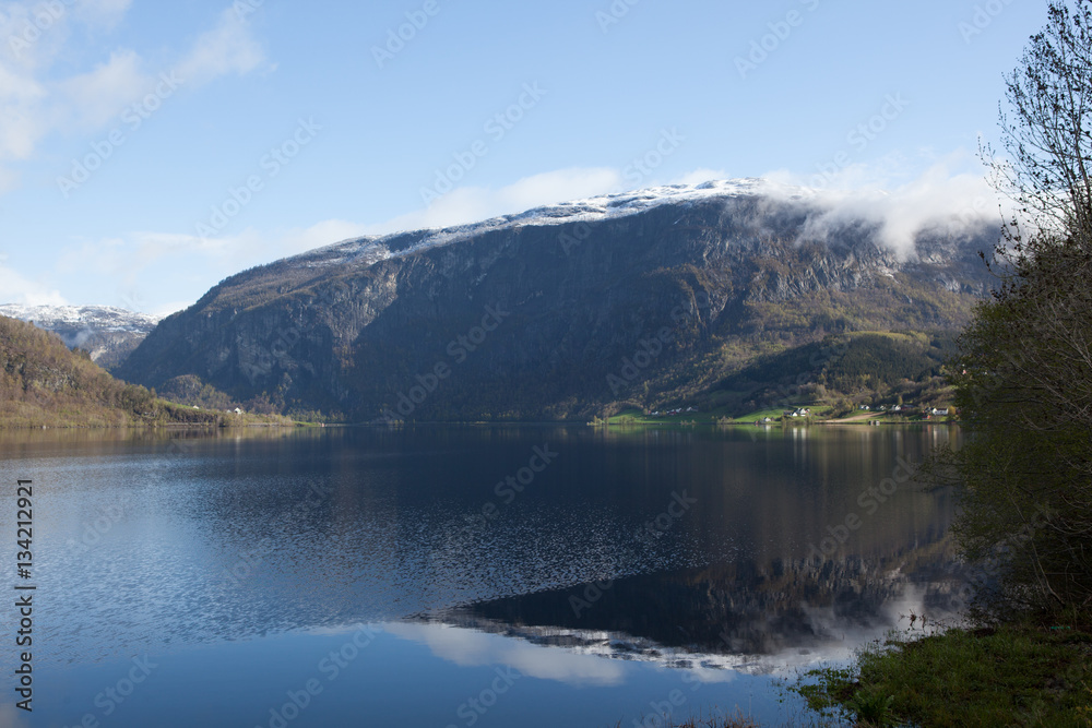 Beautiful landscape from the west in Norway