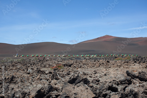 Lava landscape on Lanzarote
