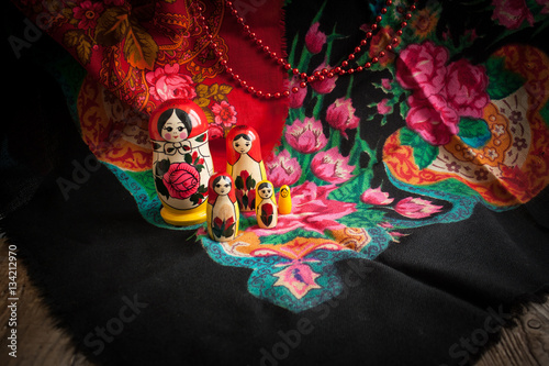 Matryoshka and headscarf