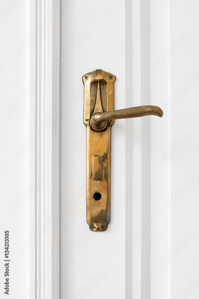old door handle on white door old door handle on white door