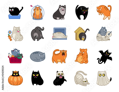 Cat Power Icon Set