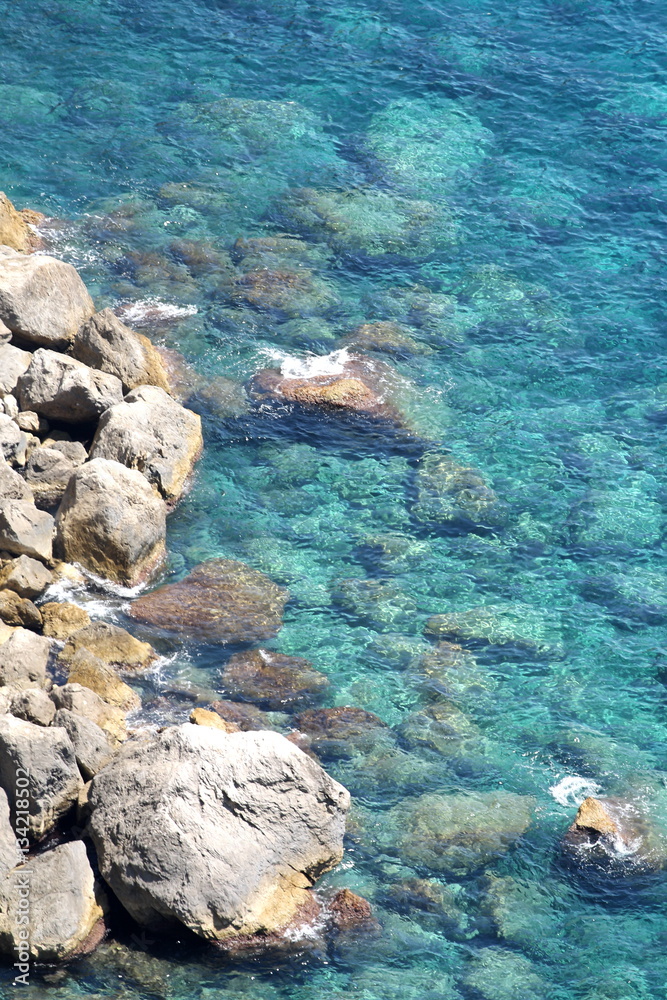 Mare Isola di Capri in Italia nel golfo di Napoli