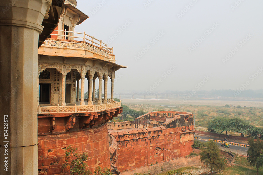 Агра, Индия, Красный форт, элемент здания