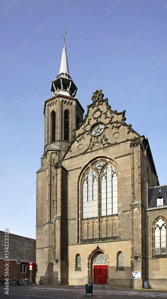 Cathedral of St. Catherine in Utrecht. Netherlands