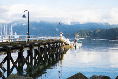Winter view of Deep Cove, North Vancouver, Canada