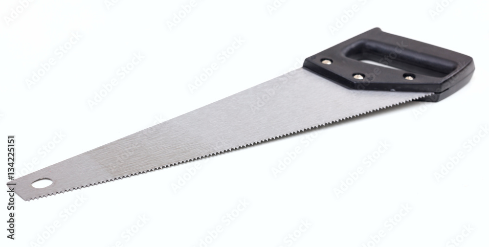 Hand saw isolated on white background Hand saw isolated on white background