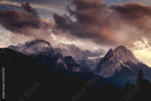 Zugspitze stormy Sunset © Karsten Würth