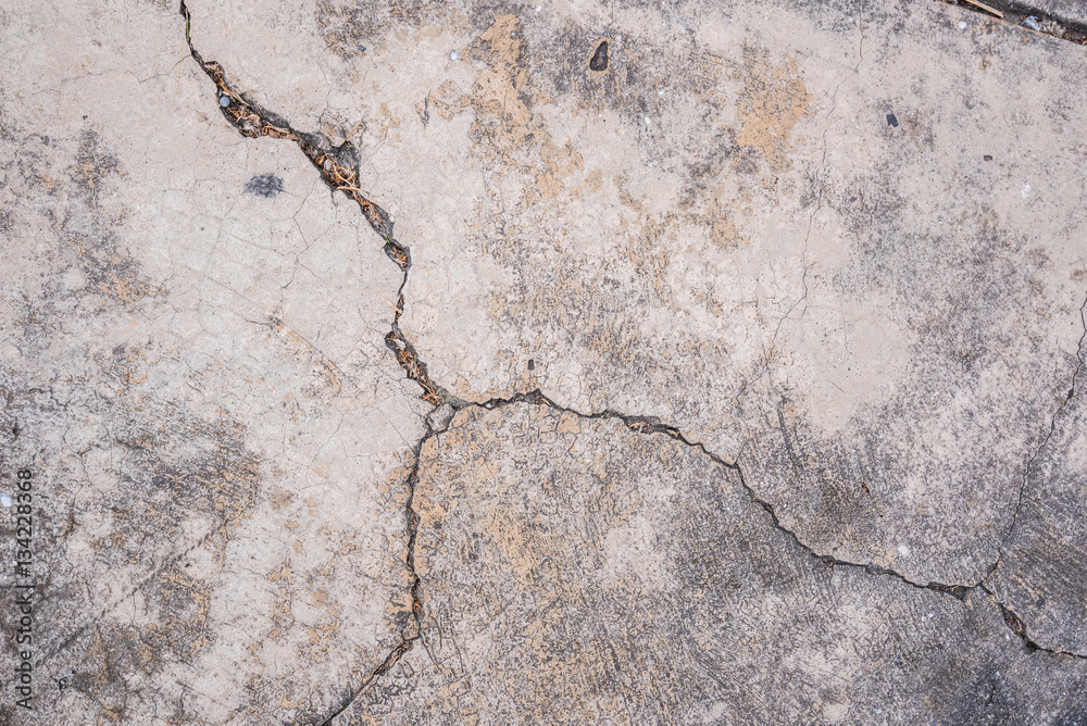 Obraz premium crack of stone floor for background