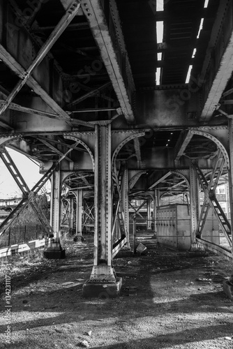 Under a bridge photo