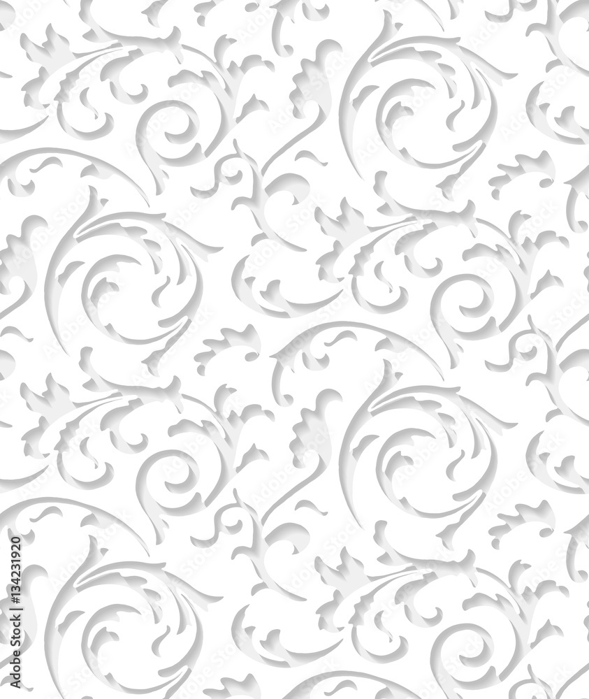 Elegant White Background Pattern