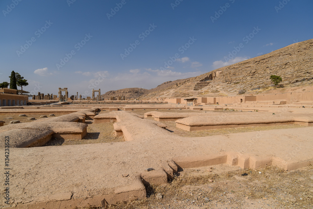 Ruins of Persepolis in Shiraz, Iran