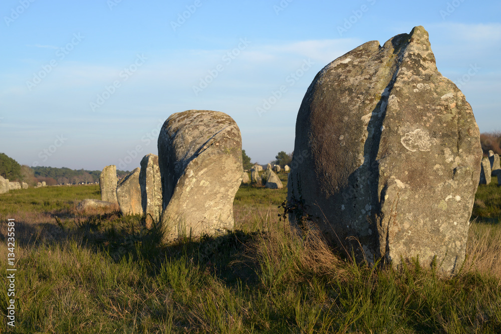 Les alignements de Carnac en Bretagne