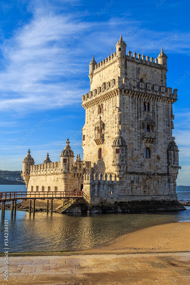 Tower of Belem, Lisbon, Portugal.