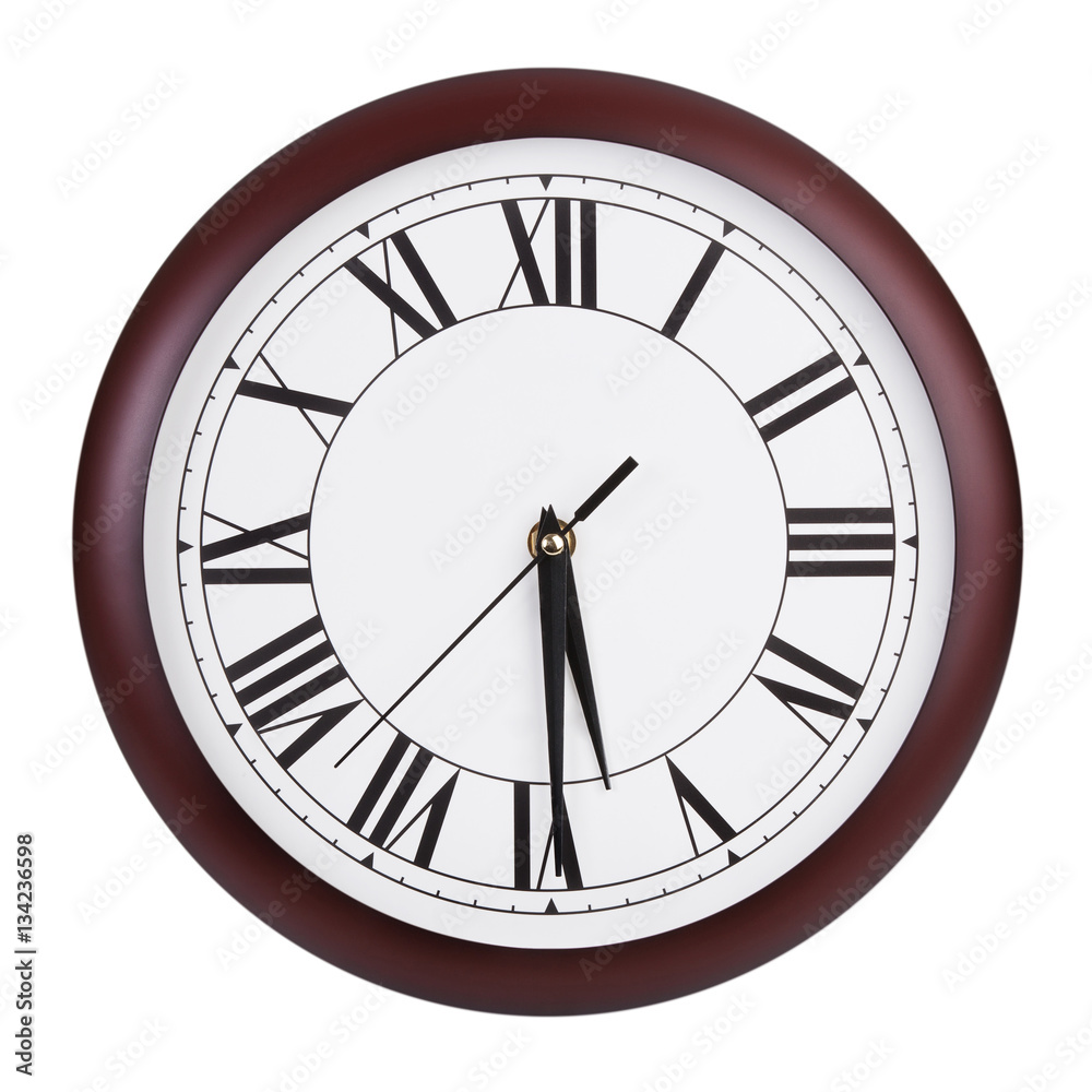 Half past five Half past five