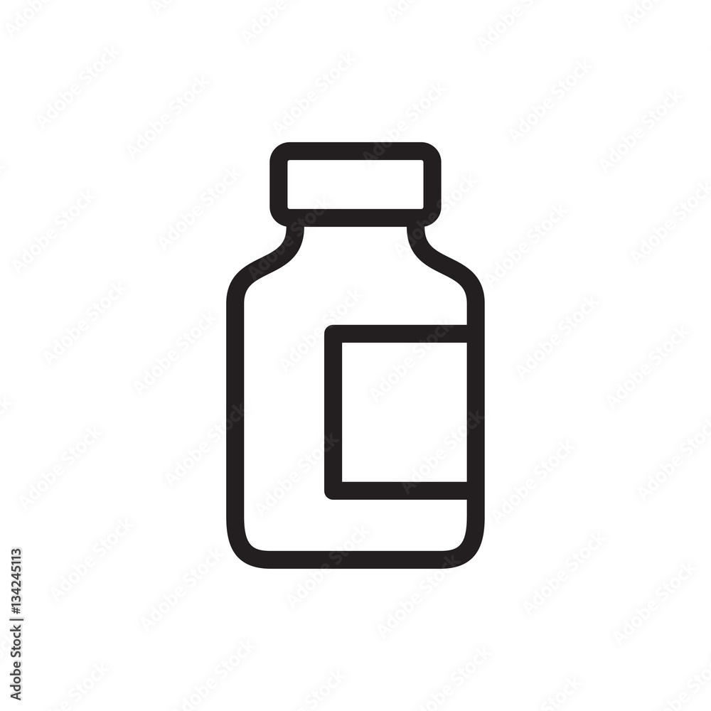 medical bottle icon illustration medical bottle icon illustration