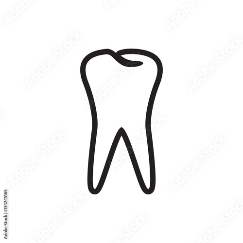 tooth icon illustration