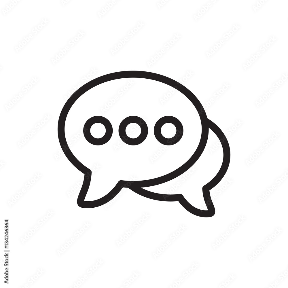 chat icon illustration chat icon illustration