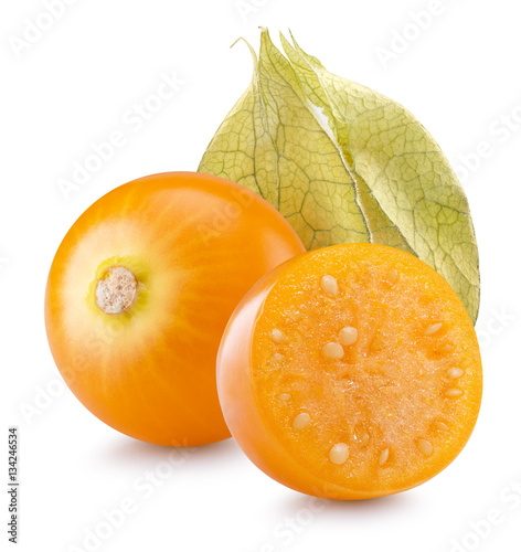 Φωτογραφία cape gooseberries isolated on the white background