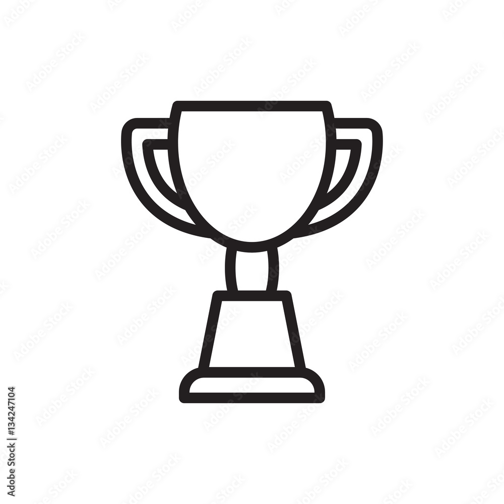trophy icon illustration trophy icon illustration