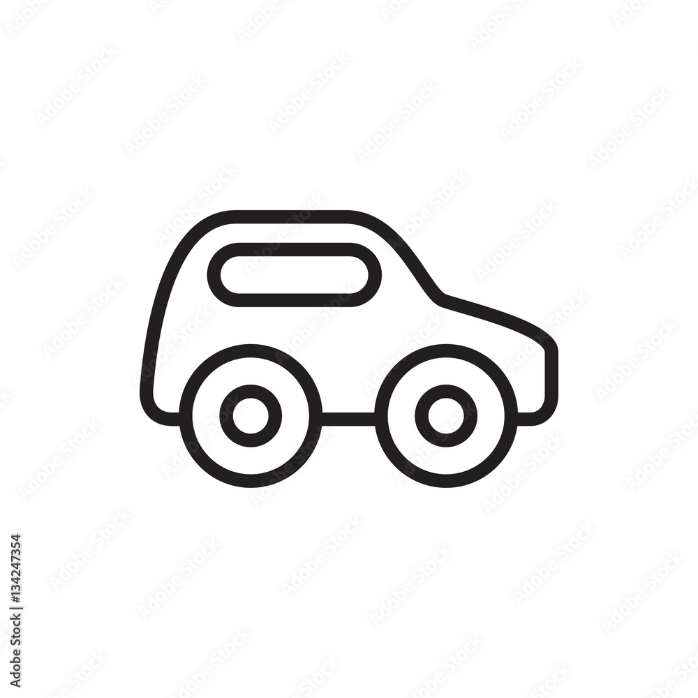 toy car icon illustration toy car icon illustration
