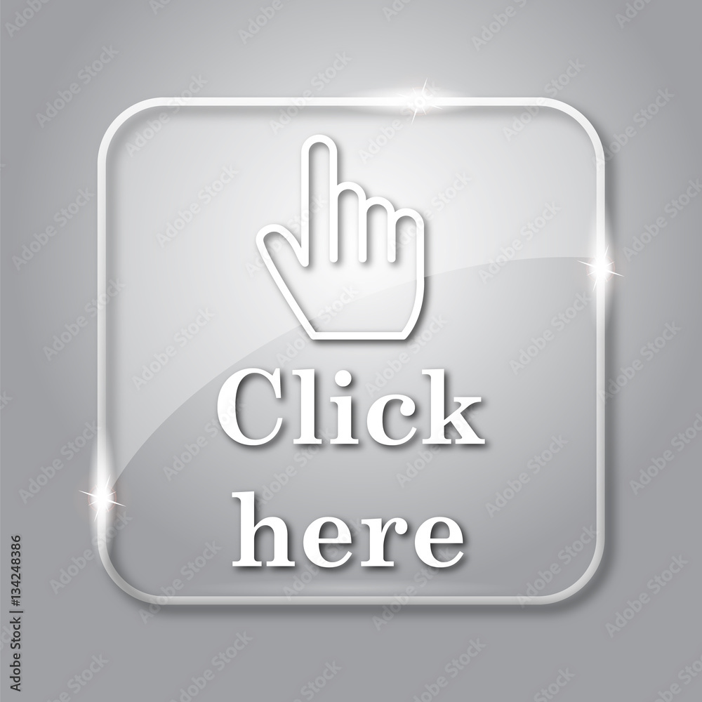 Click here icon