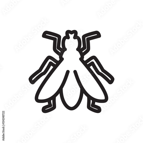 fly icon illustration