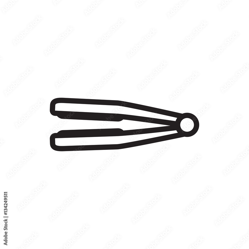 hair straightener icon illustration hair straightener icon illustration