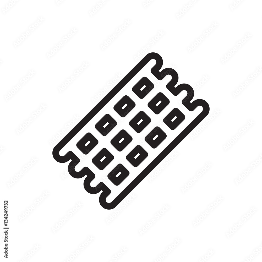 hair curler icon illustration