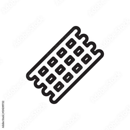 hair curler icon illustration