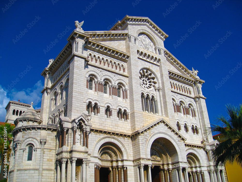 St. Nicholas Cathedral in Monaco Ville in Monaco (Monte Carlo),  Cote d'Azur.
