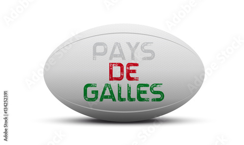 Ballon de Rugby - Pays de Galles